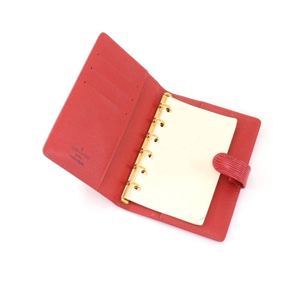 Louis Vuitton Couverture Agenda Fonctionnel Pm Red Leather Wallet  (Pre-Owned) - ShopStyle