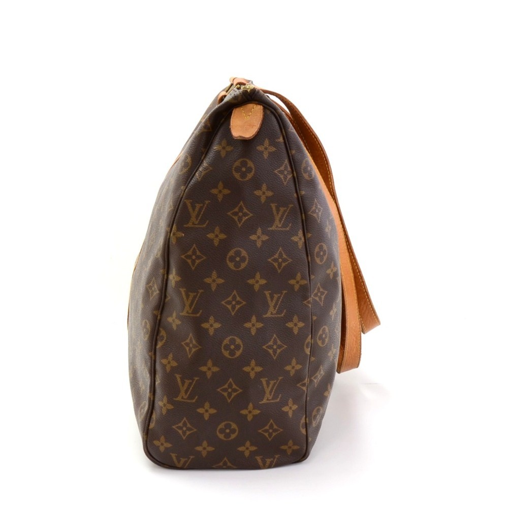 Bolso Cabás Louis Vuitton Flanerie en lona Monogram ébano y cuero natural