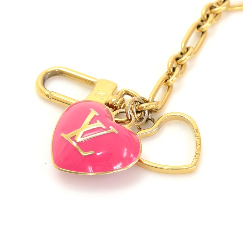 Louis Vuitton “Crystal Flower Power” Pink CZ Chain Link Hoop