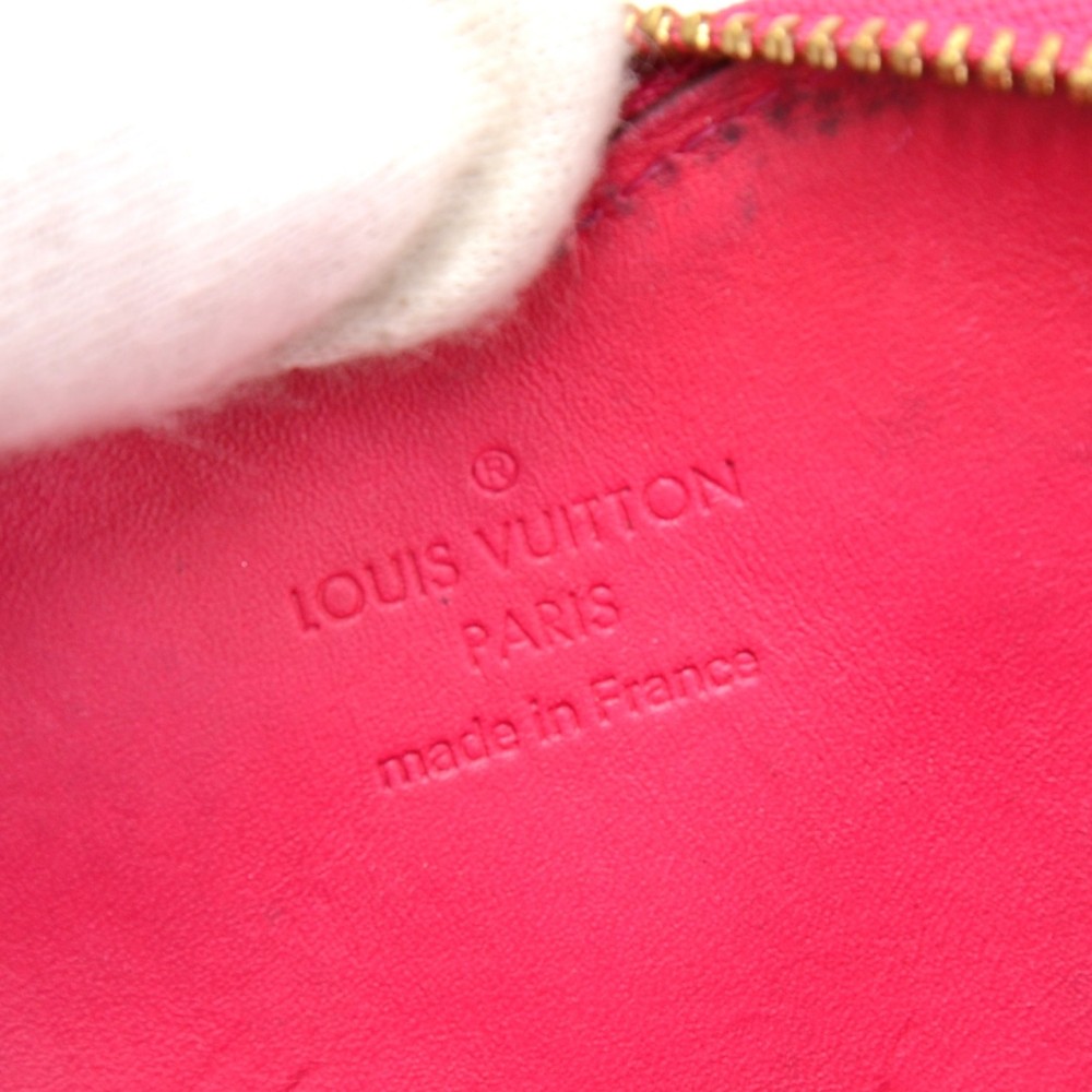 Louis Vuitton Louis Vuitton Porte Monnaies Cruer Pink Fuchsia Vernis