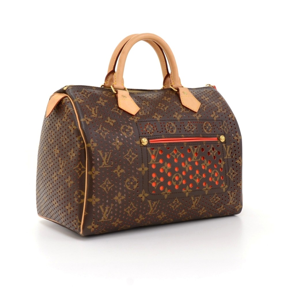 Louis Vuitton 2006 pre-owned perforated Speedy 30 tote bag