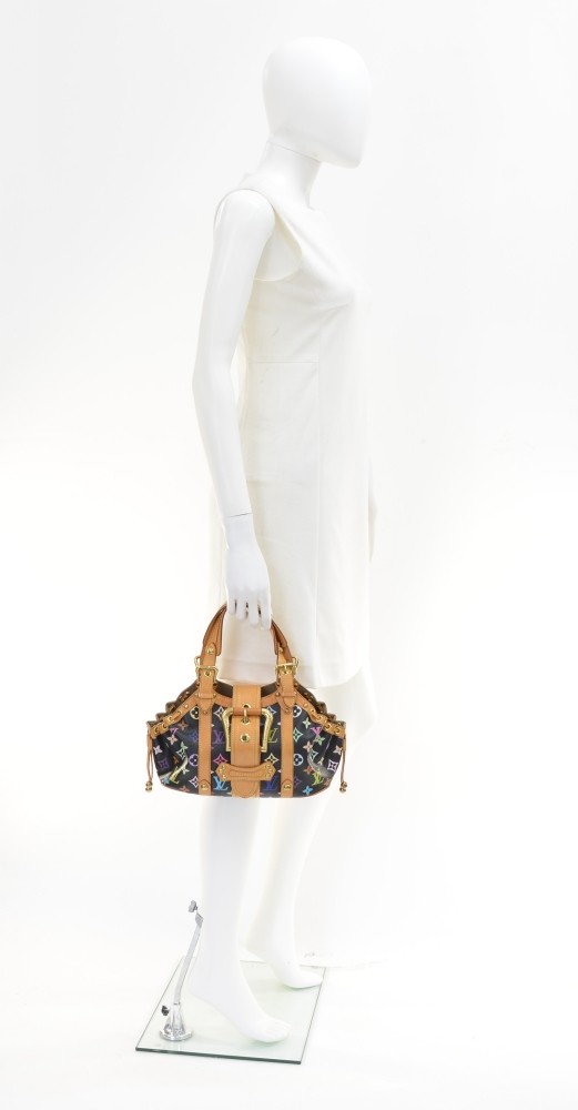 Louis Vuitton Teda PM Top Handle Bag PM Multicolor Canvas Blanc