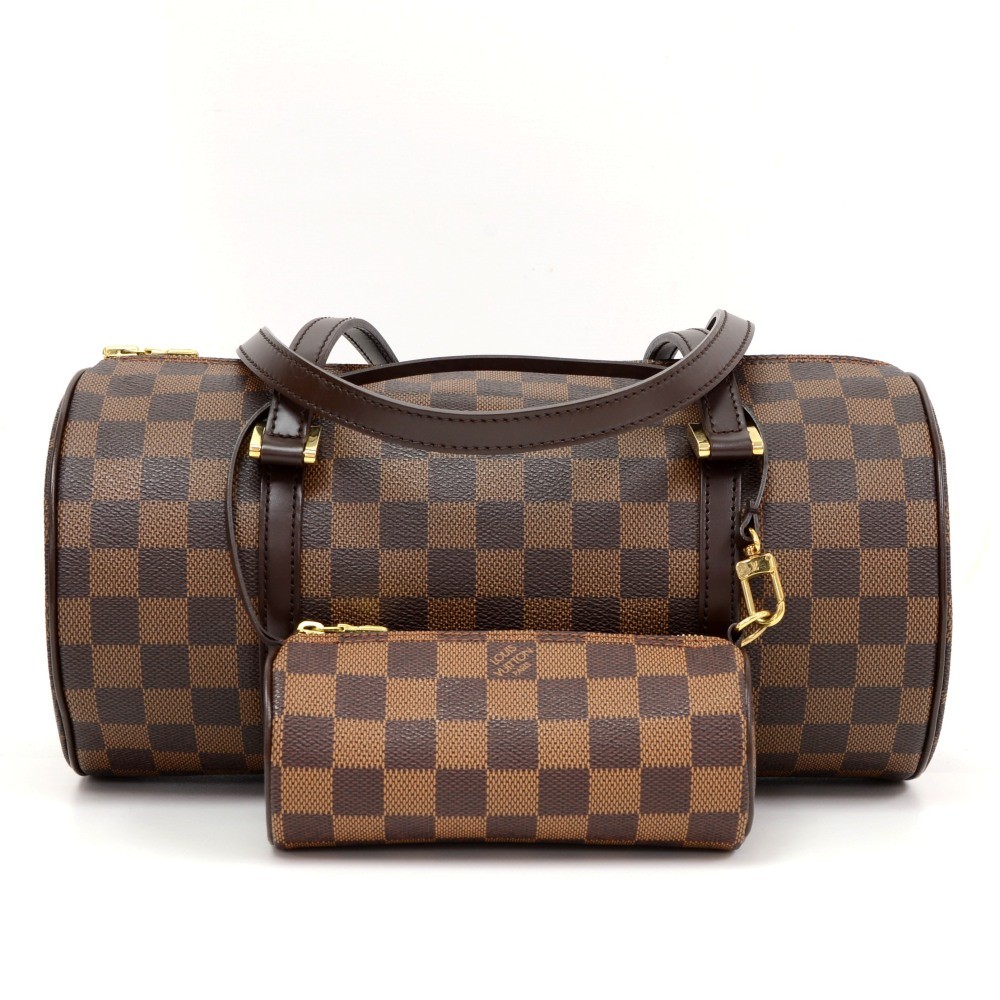 Louis Vuitton Papillon 30 N51303 Handbag Damier Ebene / With Matching  Satchel