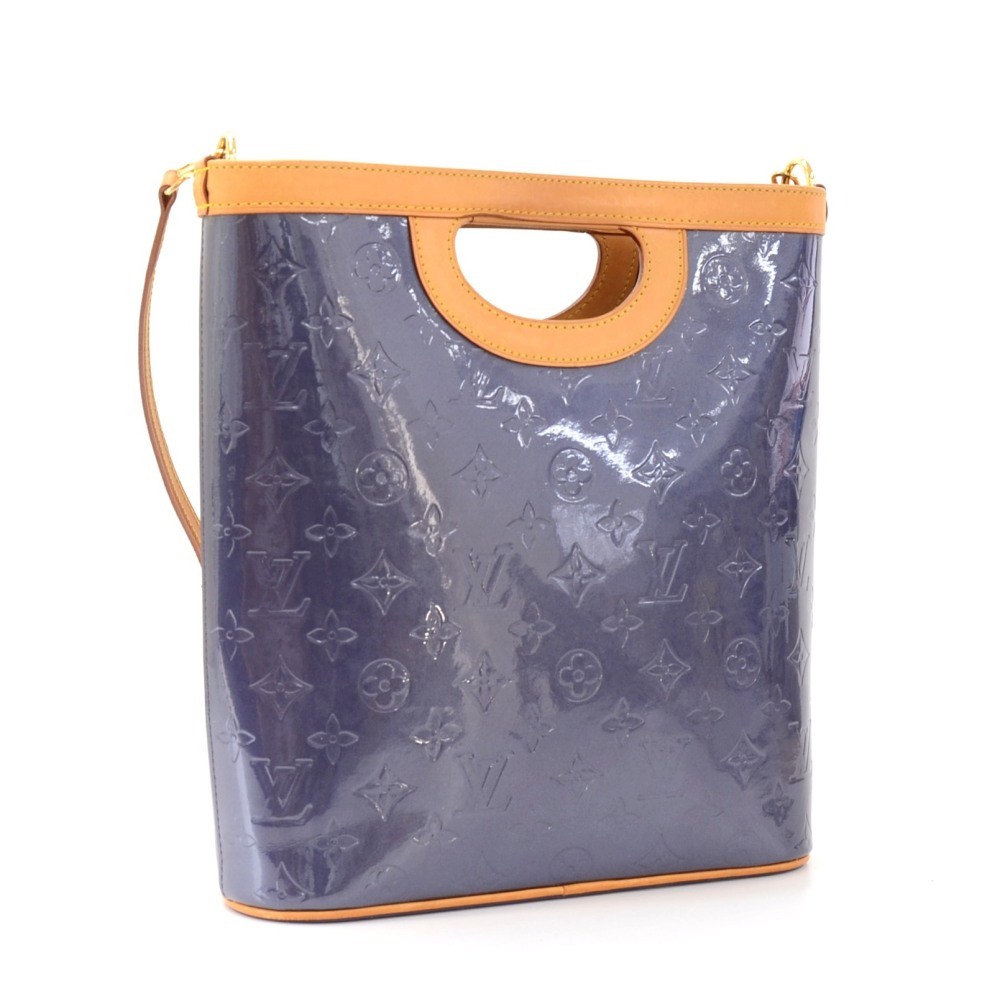 Louis Vuitton Maple Drive Vernis Leather Handbag Bag Tote Purse Cute