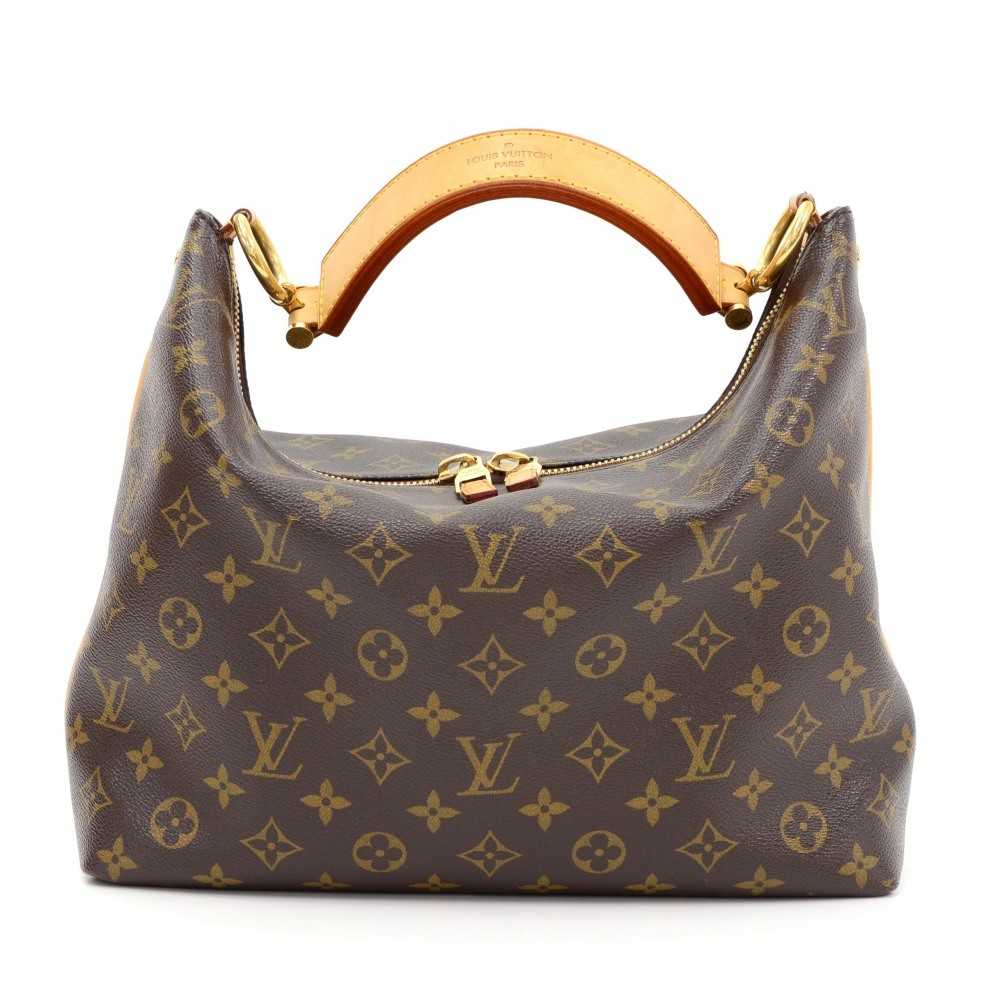 Excellent Authentic Louis Vuitton Monogram Sully PM Tote Purse Hobo Bag  CLEAN!