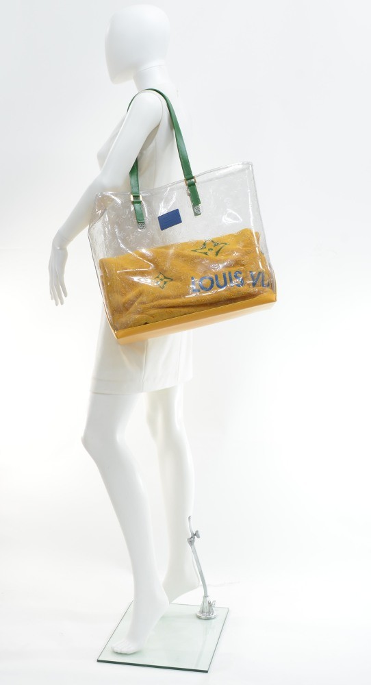 clear plastic louis vuitton beach bag