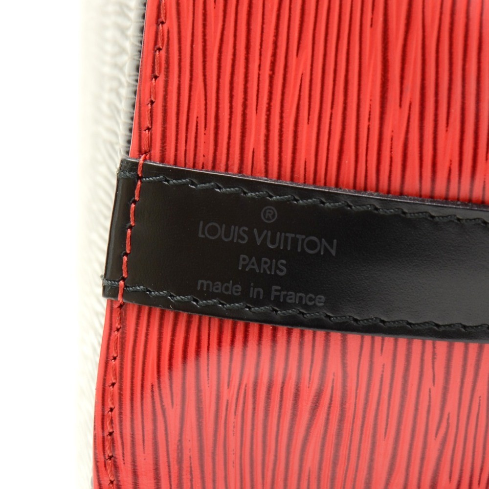 Louis Vuitton Bluefly Vintage Louis Vuitton Petit Noe Vio Red x Black