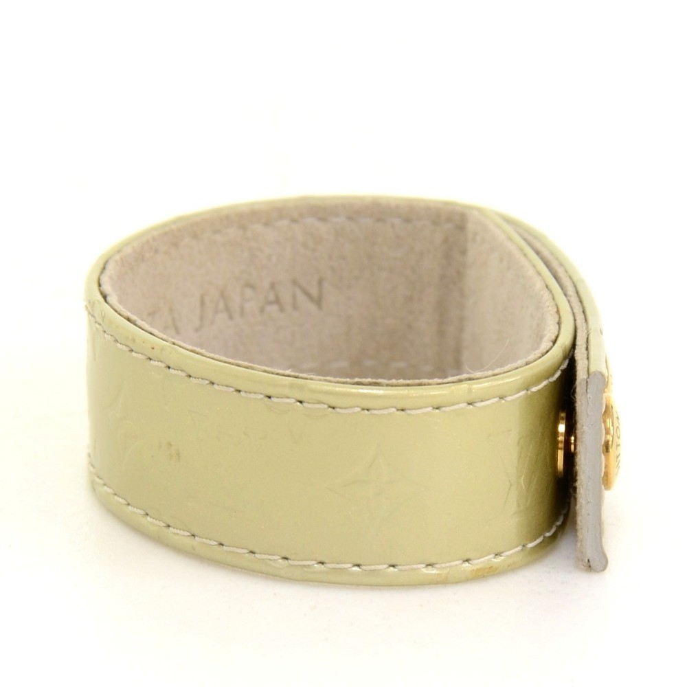 Leather bracelet Louis Vuitton Green in Leather - 29318023