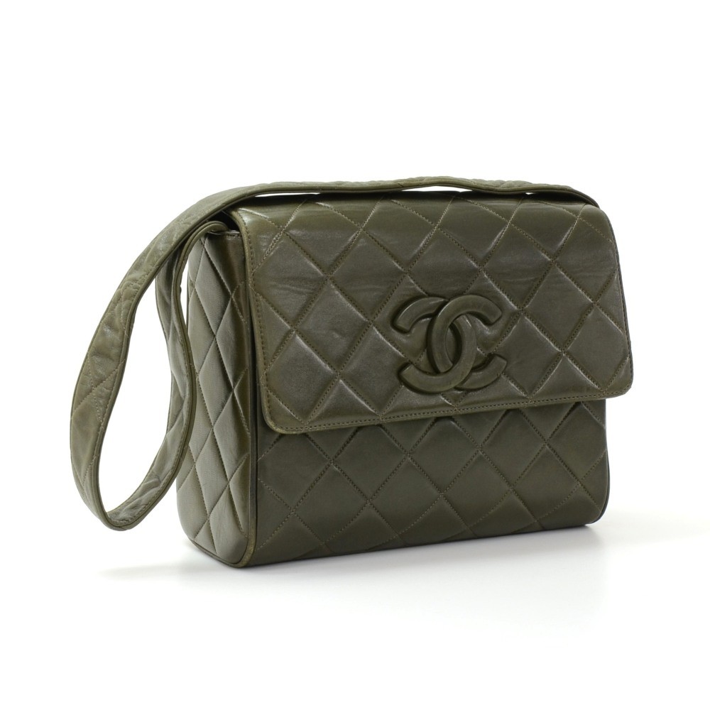CHANEL, Bags, Chanel Quilted Lambskin Vintage Tote Bag