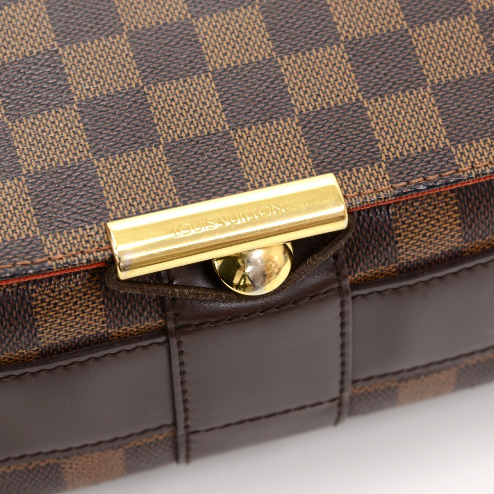 Louis Vuitton Damier Ebene Bastille Messenger Bag Brown Cloth ref