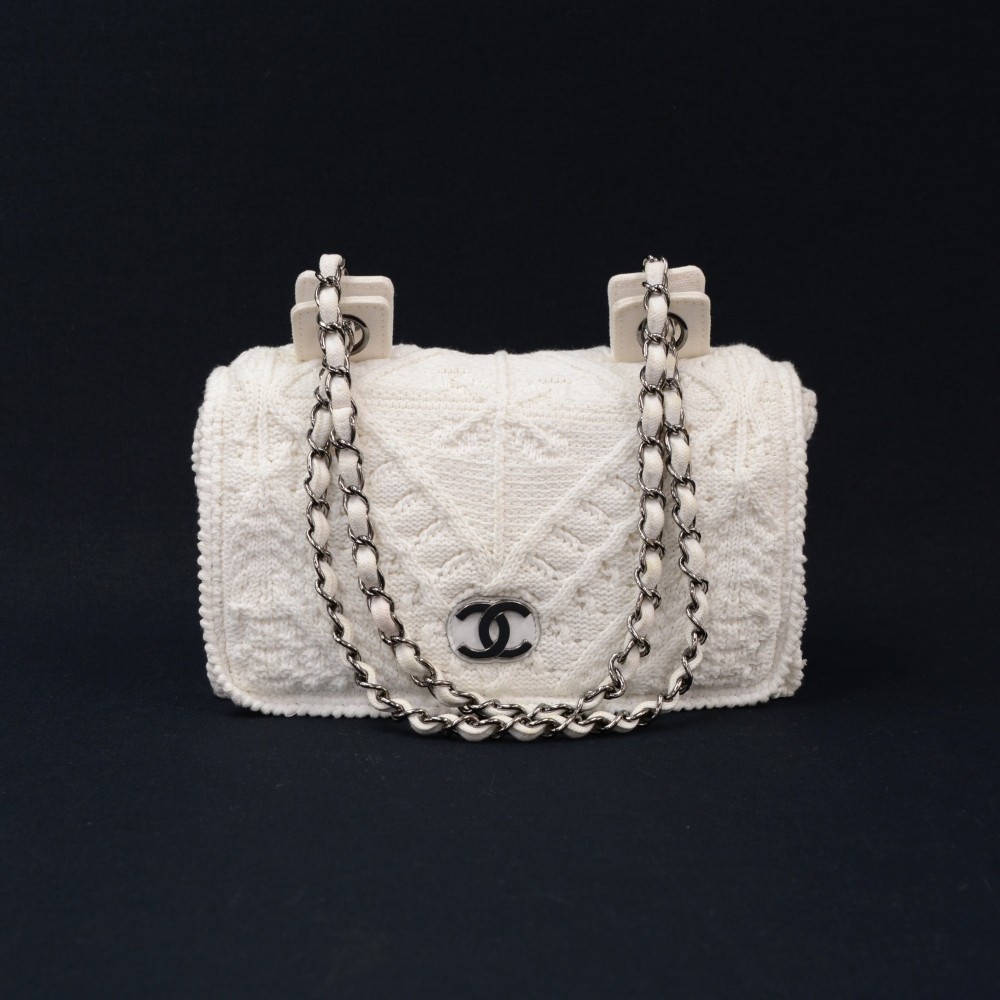 crochet bag chanel new