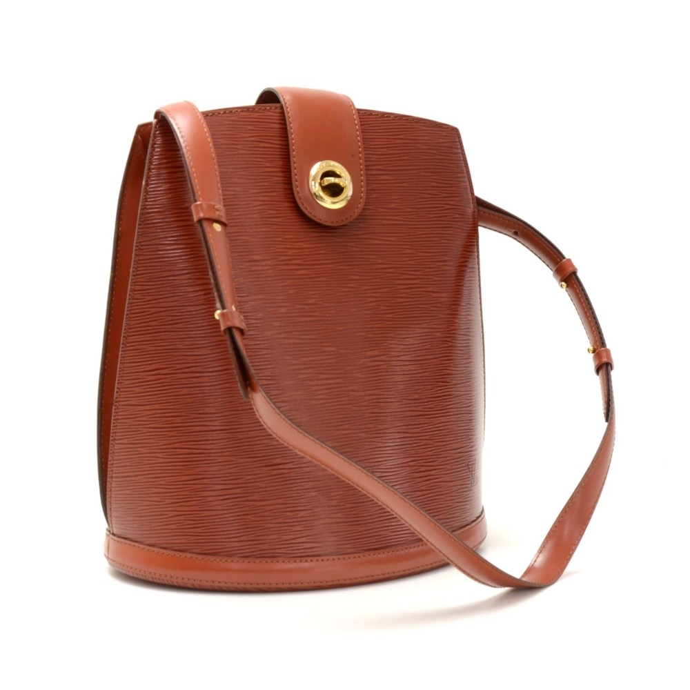 Louis+Vuitton+No%C3%A9+Bucket+%26+Drawstring+Bag+Kenyan+Fawn+Leather+Epi  for sale online