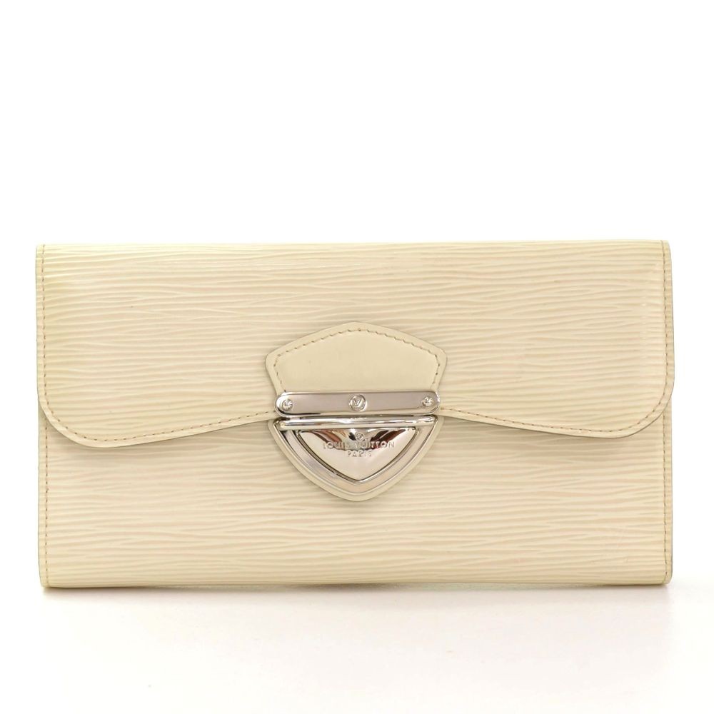 Louis Vuitton white Leather Pochette Félicie Wallet