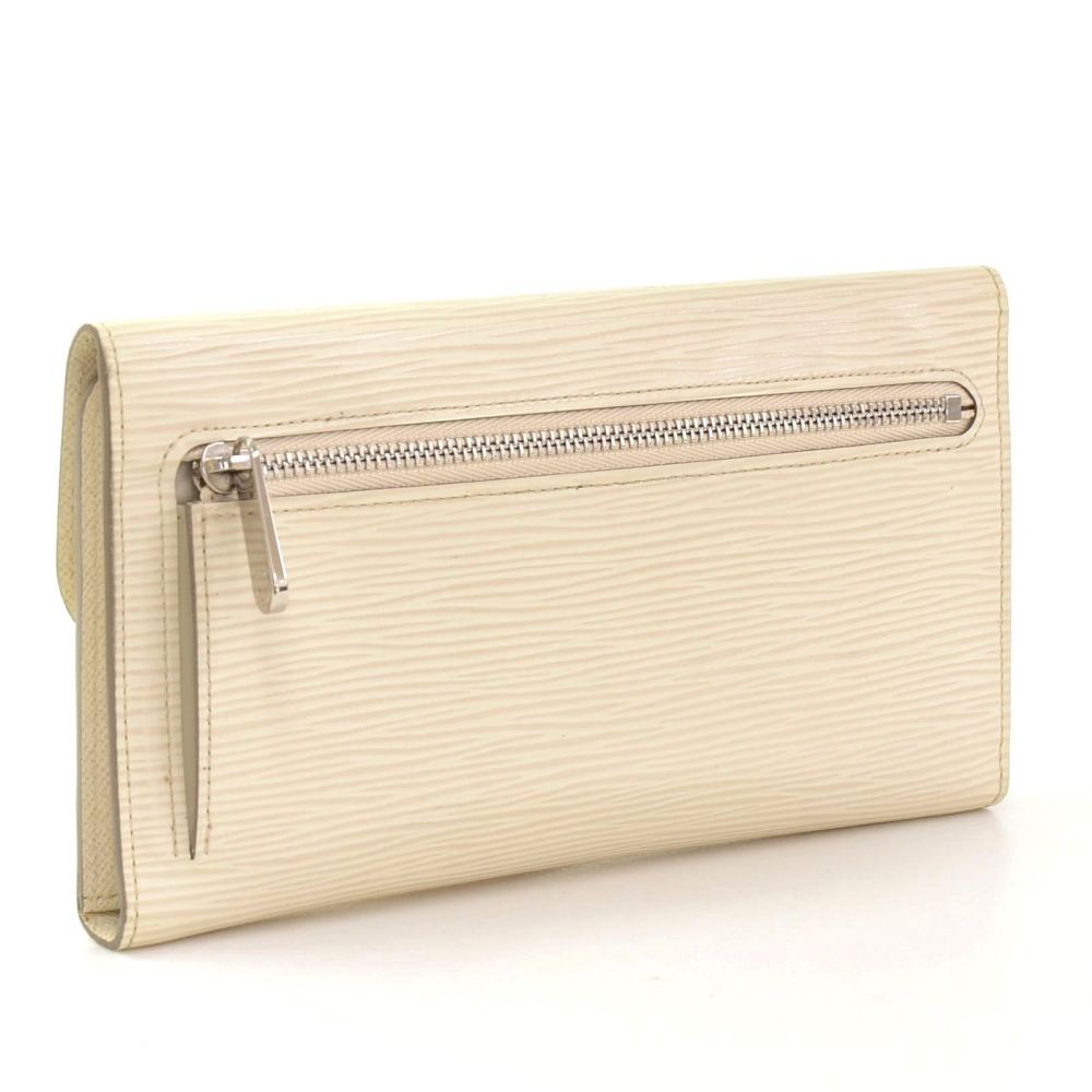 Eugénie leather wallet Louis Vuitton White in Leather - 30386740