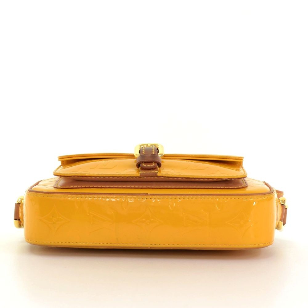 LOUIS VUITTON Vernis Christy MM Shoulder Bag Yellow M91108 LV Auth 18446  Bronze Patent leather ref.271057 - Joli Closet