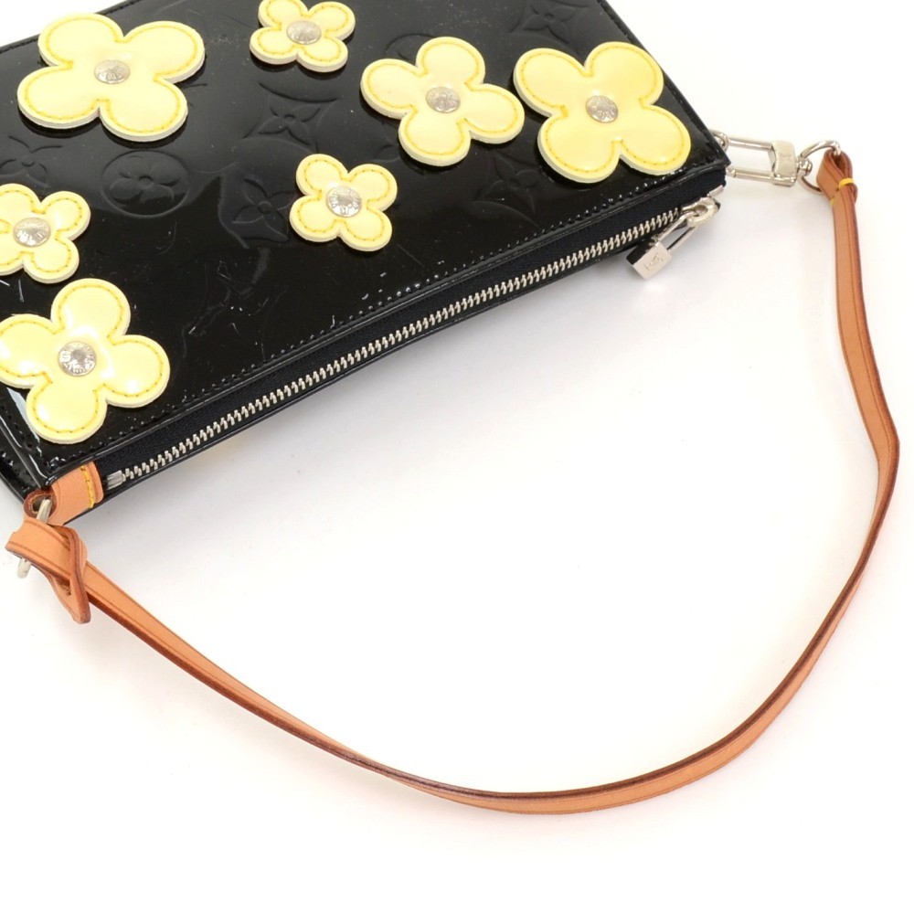 Louis Vuitton M92245 Flower Lexington Black Vernis Patent Leather Poch –  Cashinmybag