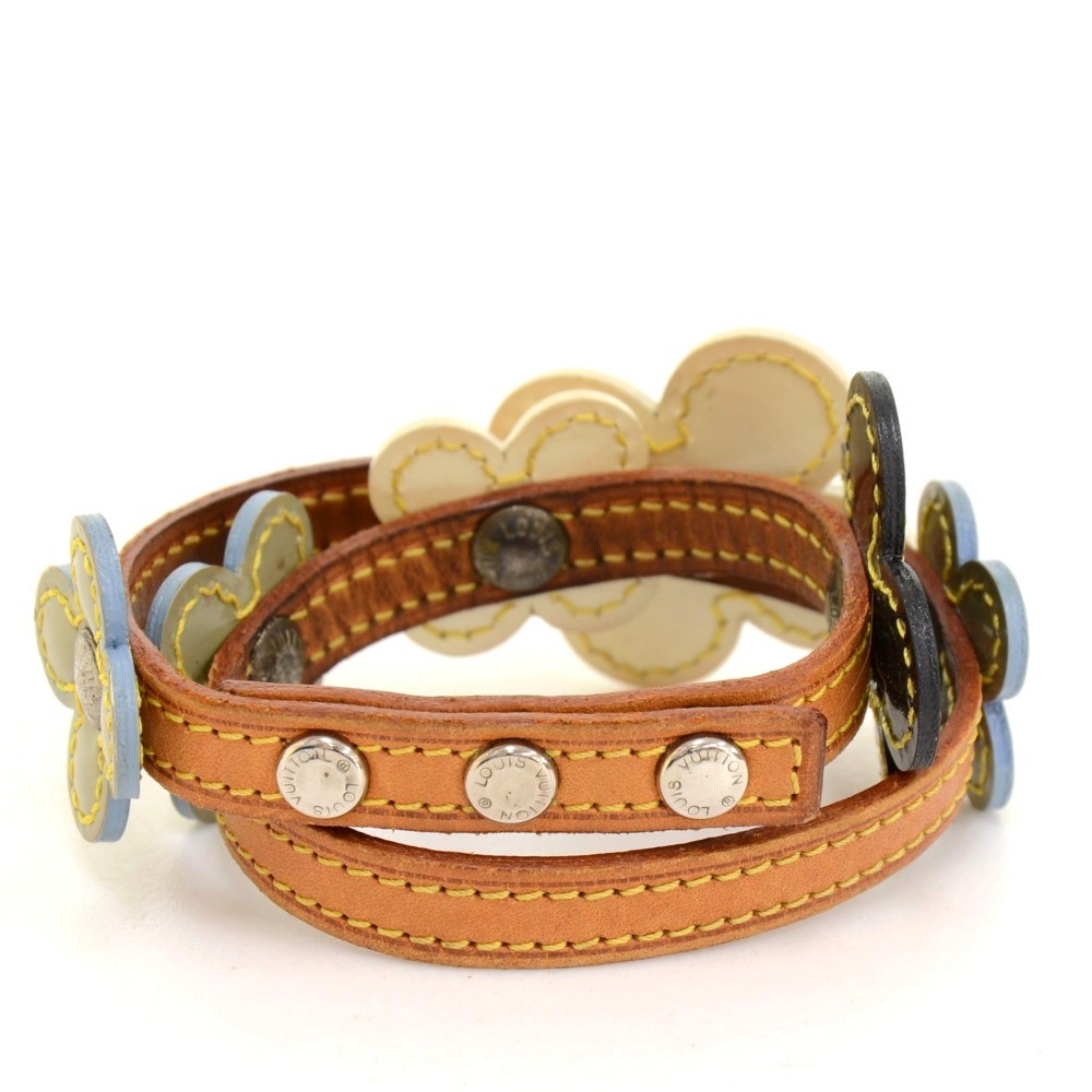Leather bracelet Louis Vuitton Multicolour in Leather - 36205379