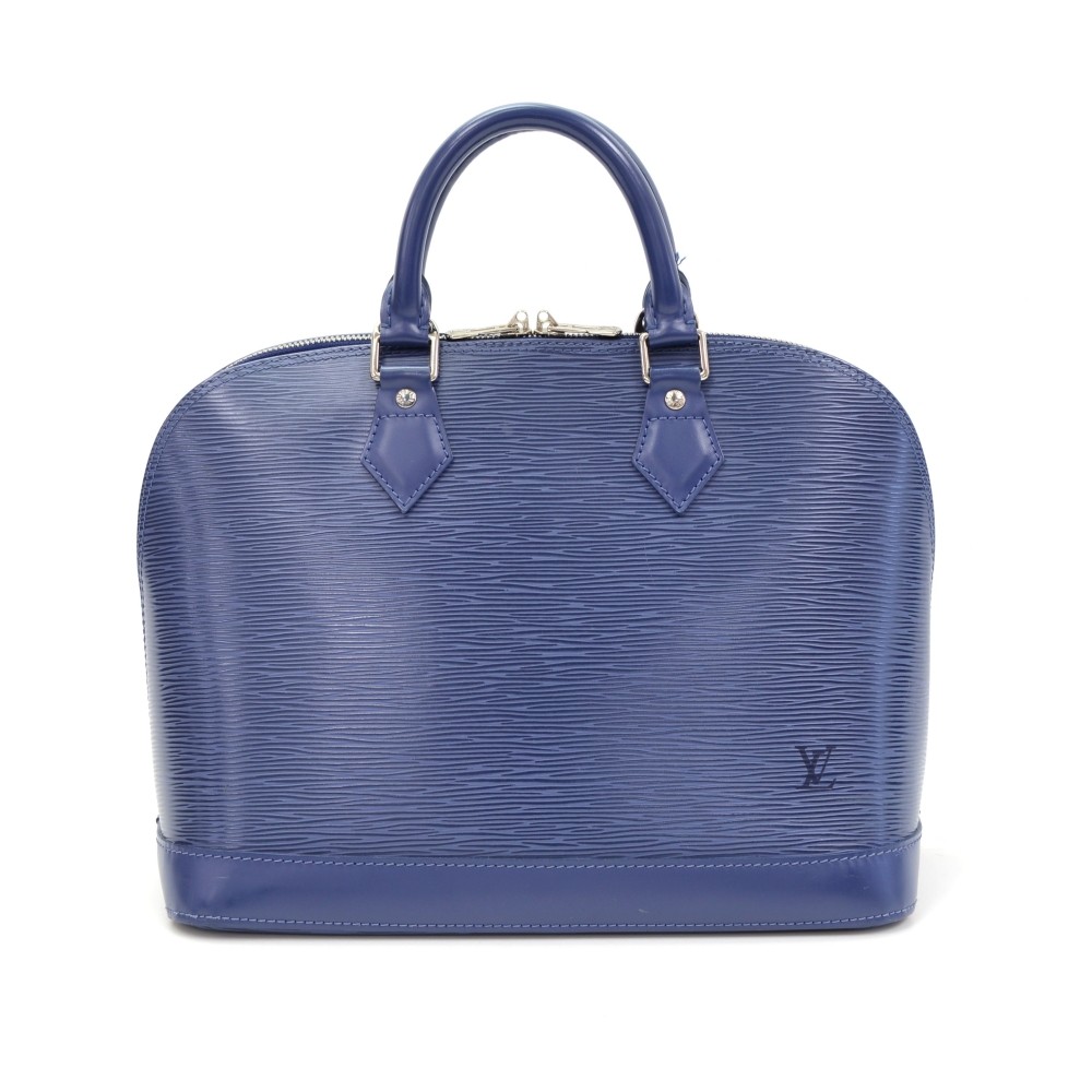 louis vuittons handbags navy blue