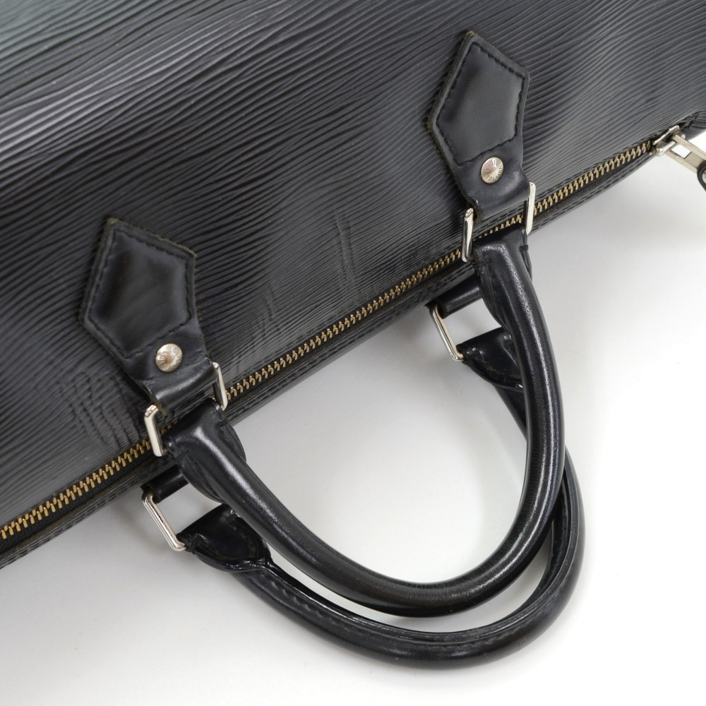 Louis Vuitton Black Epi World Tour Speedy 30 Handbag Silver Tone Hardware  Available For Immediate Sale At Sotheby's