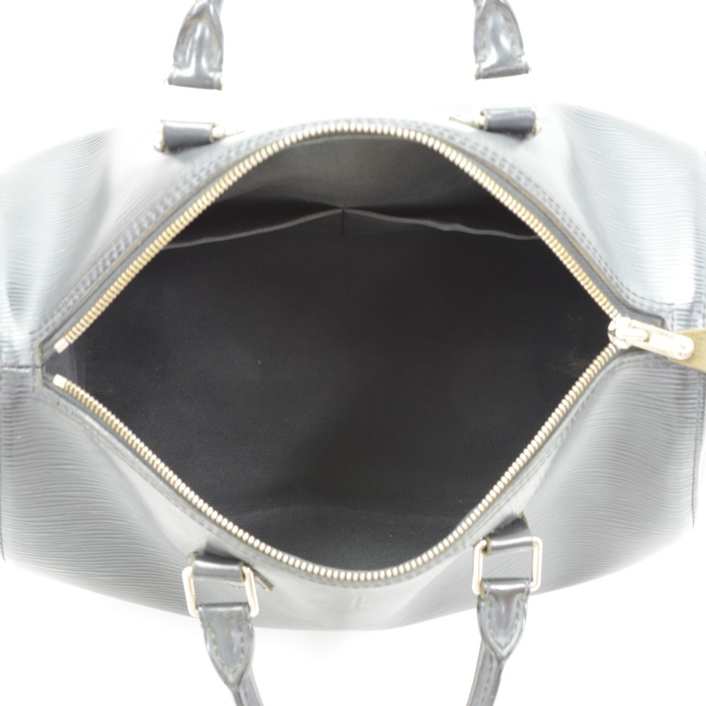 Louis Vuitton Epi Speedy 30 Hand Bag Noir Black M43002 LV Auth 40718  Leather ref.901283 - Joli Closet