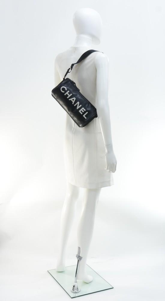 Chanel Black Sport Line Mini Duffle Bag