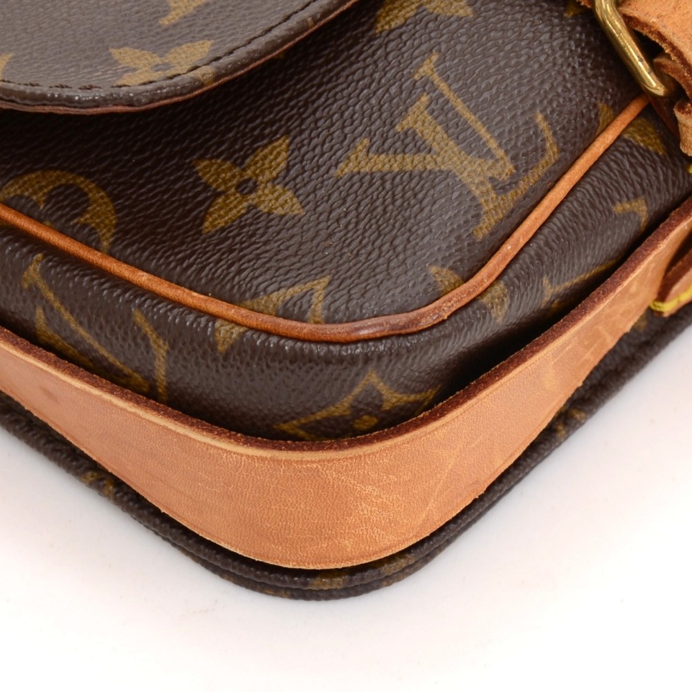 Louis Vuitton 872294 Monogram Cartouchiere Pm Brown Coated Canvas Shoulder  Bag, Louis Vuitton
