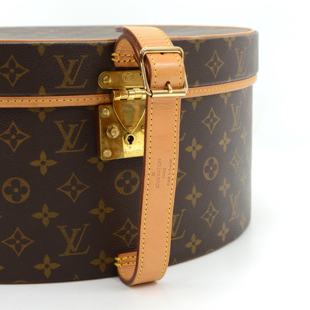 Louis Vuitton Boite Chapeau Monogram Hat Box 40 Leather ref.294507 - Joli  Closet