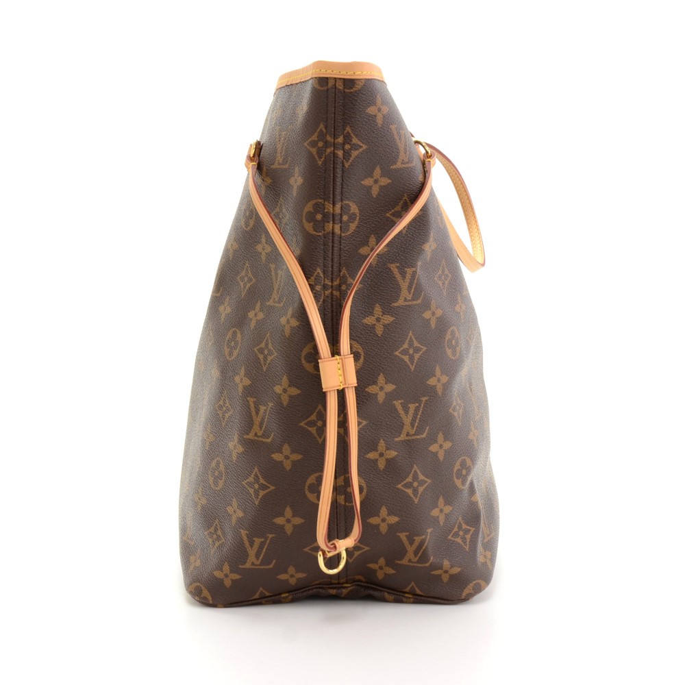Louis Vuitton Large Monogram Neverfull GM Tote Bag 1025lv15 at