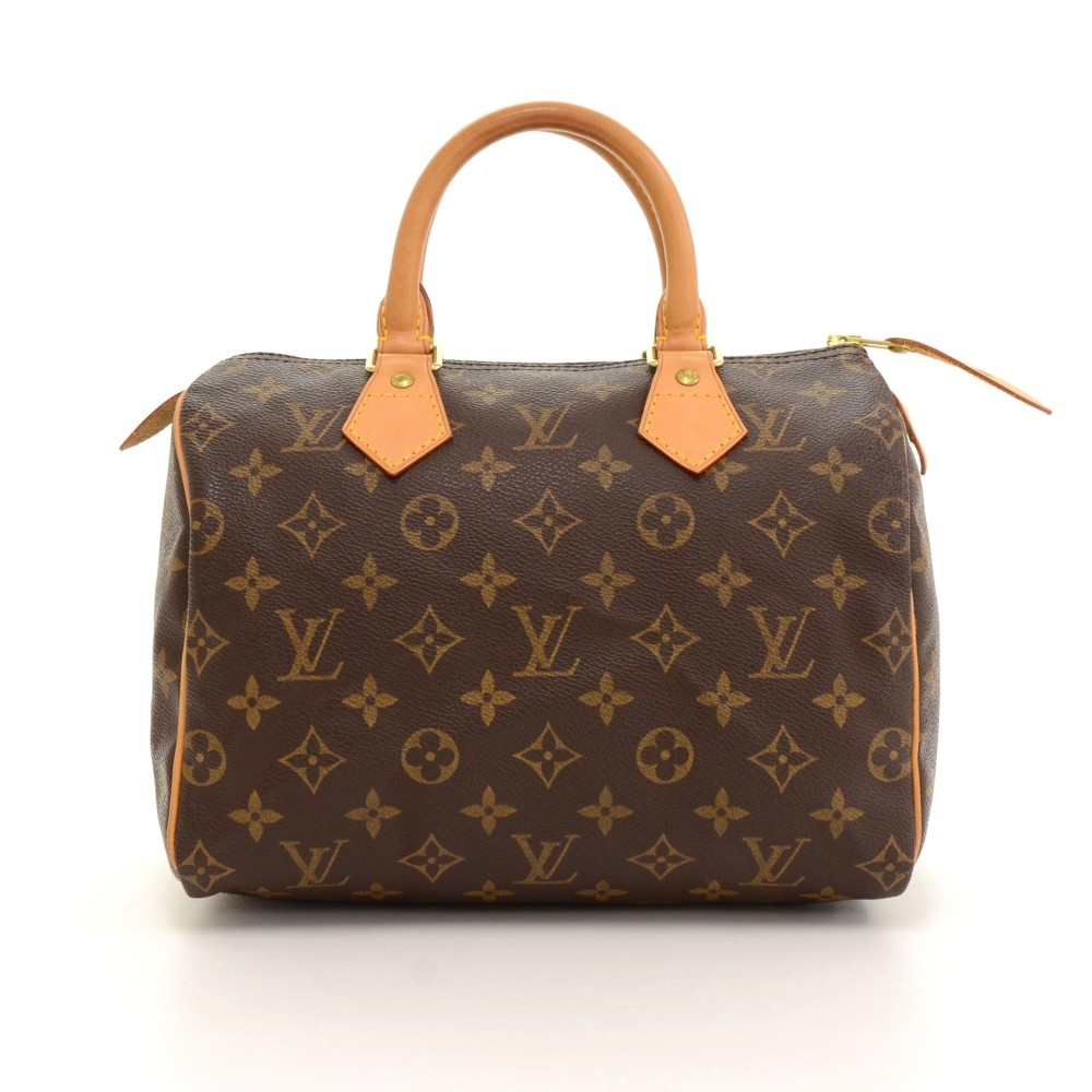 Louis Vuitton, Bags, Auth Louis Vuitton Speedy 25 Hand Bag Purse Monogram  Canvas