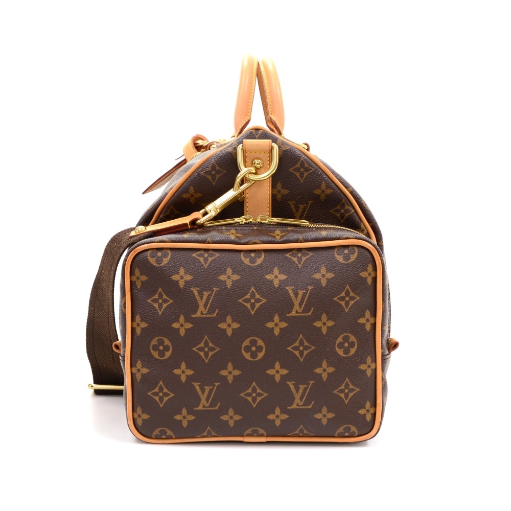 Louis Vuitton Monogram Sac Sport Duffle Bag Leather ref.318887