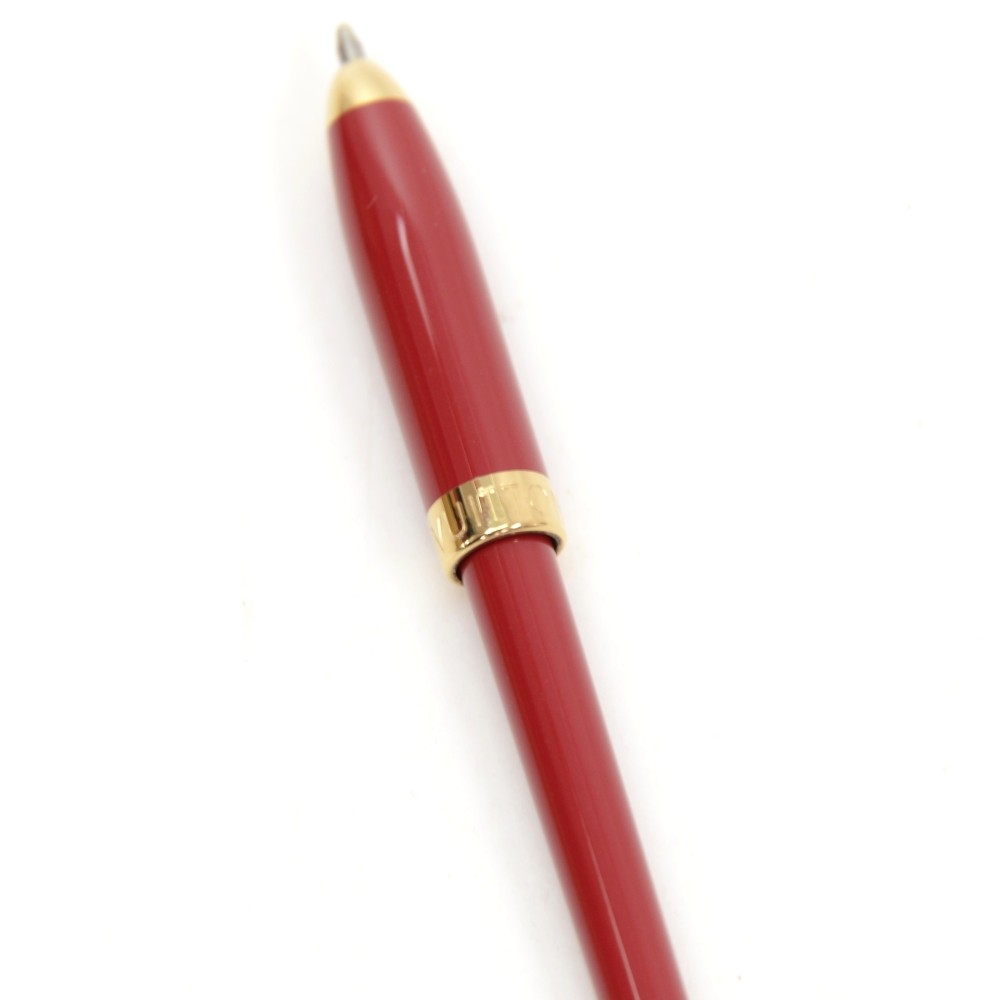 Louis Vuitton Louis Vuitton Red x Gold Tone Small Ball Point Pen For