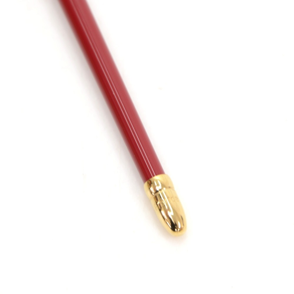 Louis Vuitton Louis Vuitton Red x Gold Tone Small Ball Point Pen