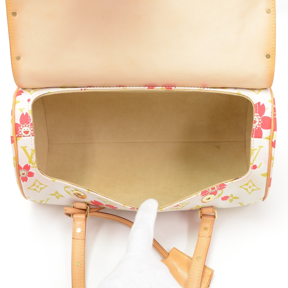 ❌SOLD❌ Louis Vuitton Cherry Blossom Monogram Papillon bag Blanc