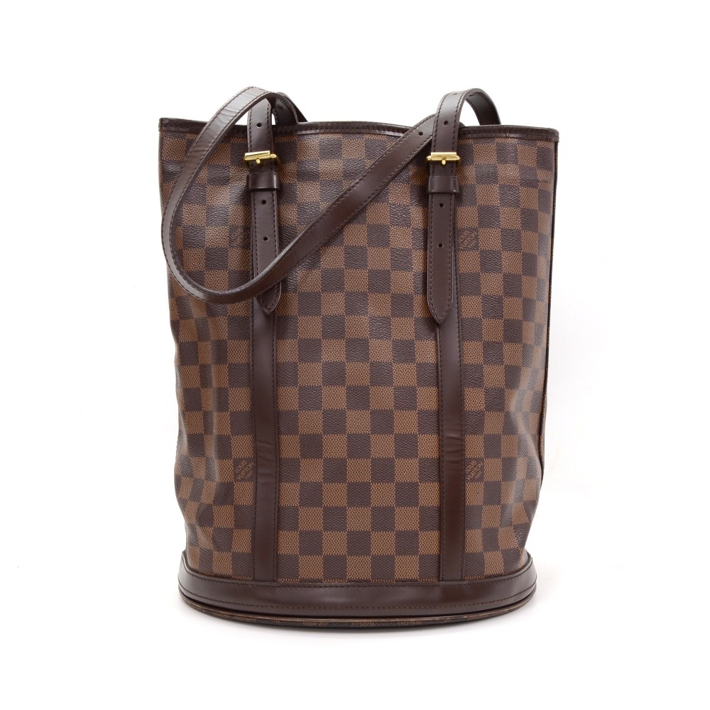 Louis Vuitton Damier Ebene Bucket Handbag