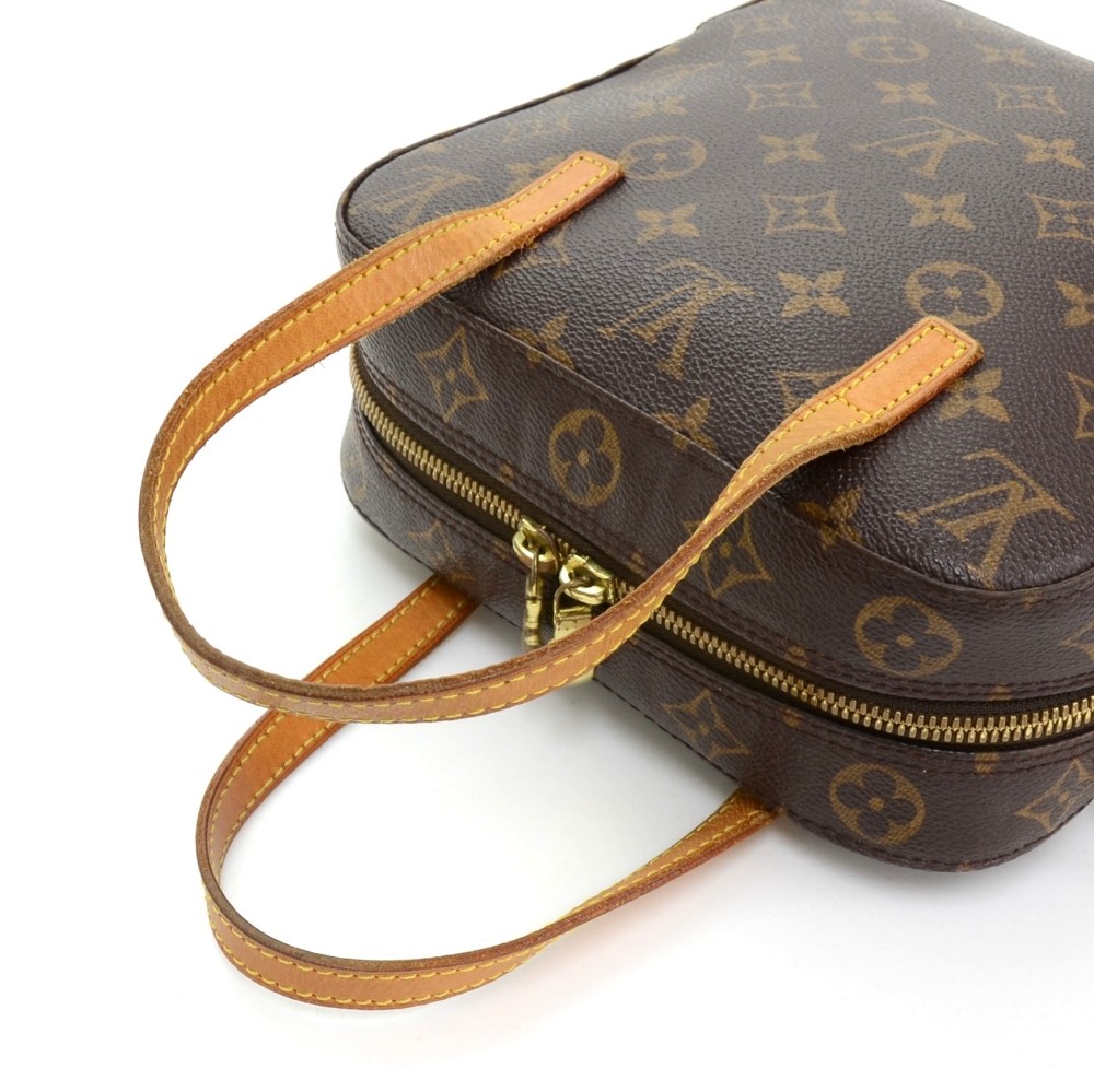 Louis Vuitton Spontini Handbag Monogram Canvas - ShopStyle Satchels & Top  Handle Bags