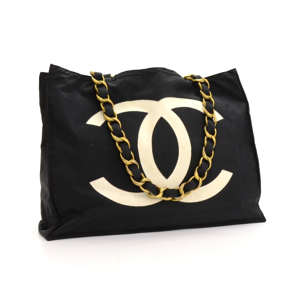 Authentic chanel shopping tote gift, Luxury, Bags & Wallets on Carousell