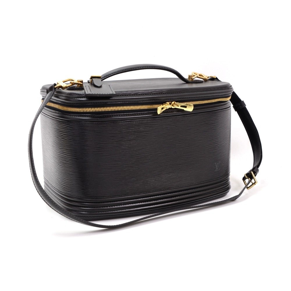 Louis Vuitton Citeistomer Mini Handbag Exotic Leather Black P12851 – NUIR  VINTAGE