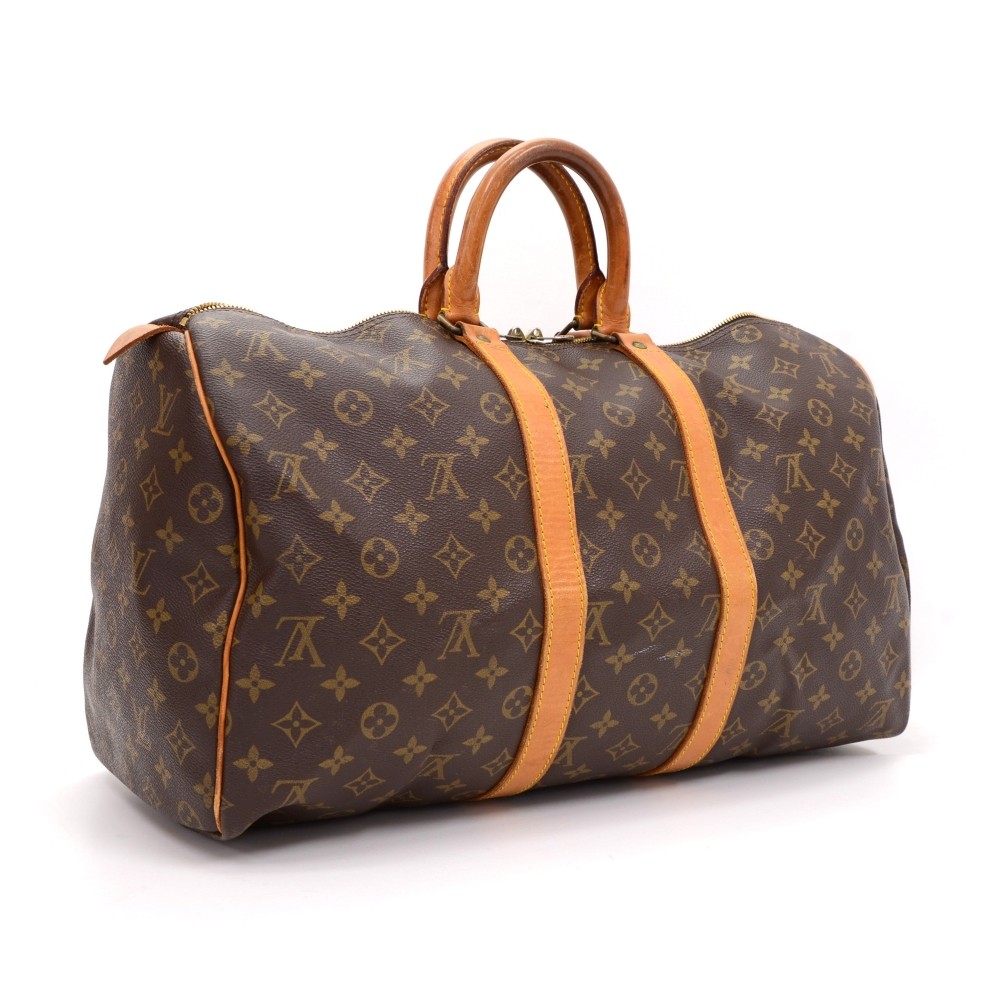Louis Vuitton Keepall 45 Monogram Canvas Duffel Bag (1987) – Curated by  Charbel
