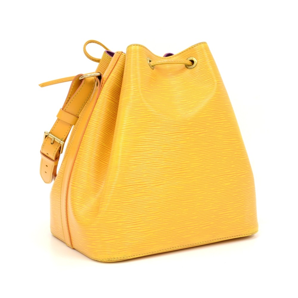 Louis Vuitton Vintage Yellow Epi Leather NOE Petit Shoulder Bag Womens  Accessories - Zavvi UK