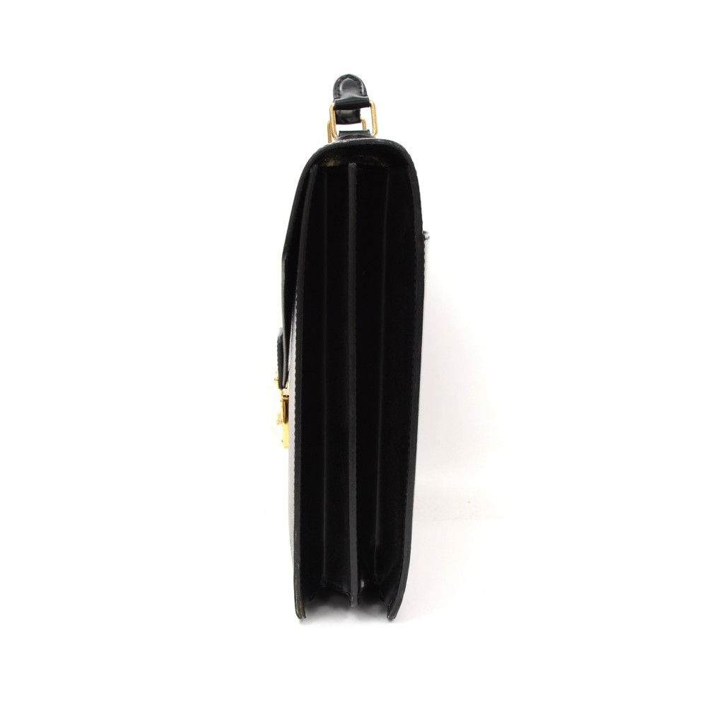 Louis+Vuitton+Serviette+Conseiller+Briefcase+Large+Black+Leather for sale  online