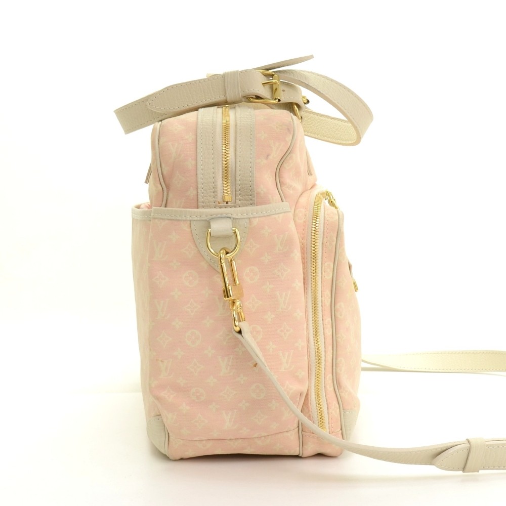 Louis Vuitton Monogram Mini Lin Sac a Langer Diaper Bag - Pink