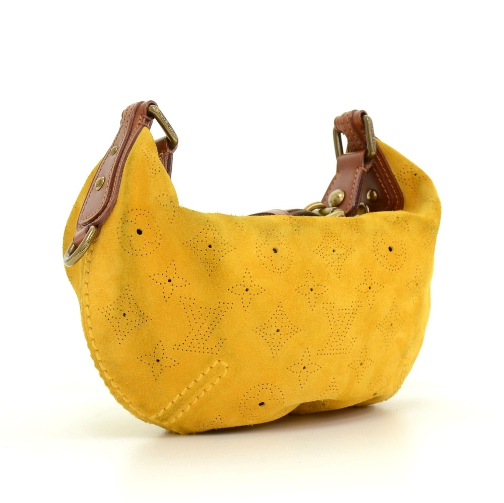 2005 Louis Vuitton Onatah Yellow Suede For Sale at 1stDibs