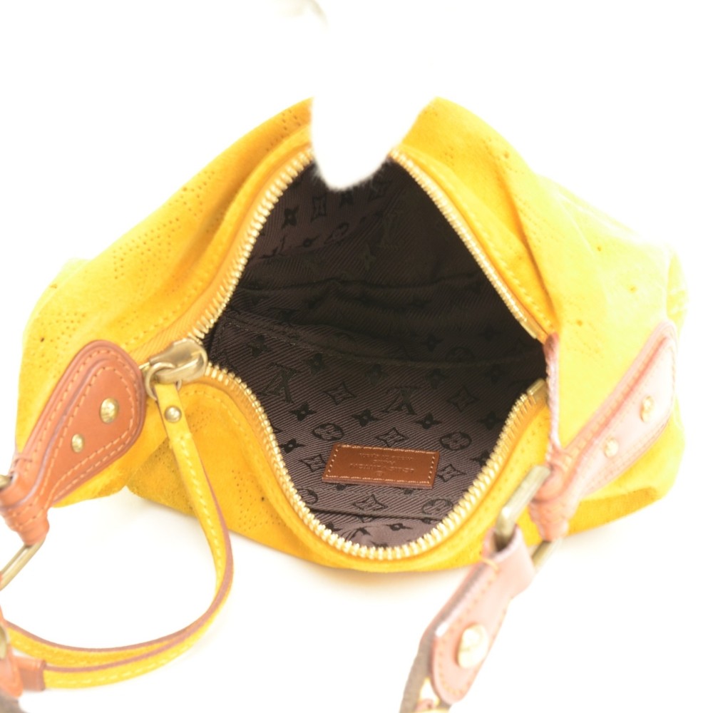 Louis Vuitton Monogram Mahina Suede Onatah PM - Yellow Handle Bags,  Handbags - LOU603341