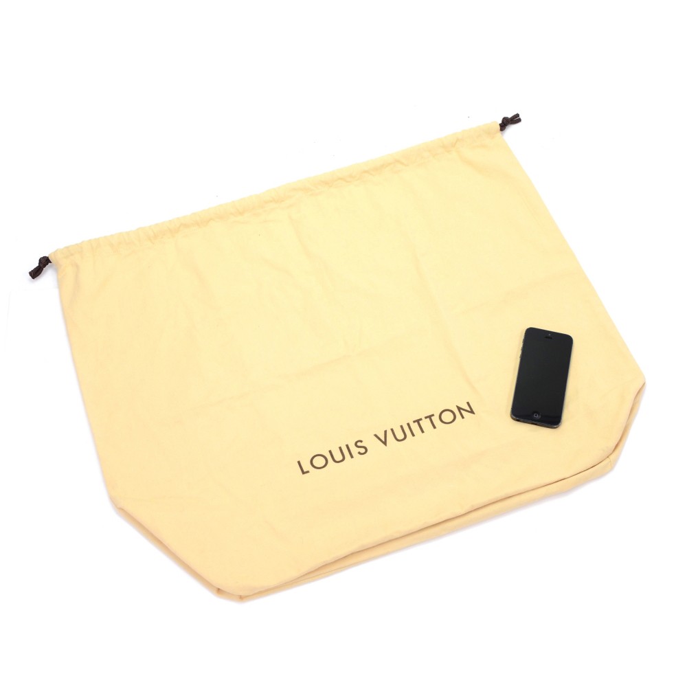 Authentic Louis Vuitton Logo Drawstring Dust bag , 15” X9 Inches. one only.