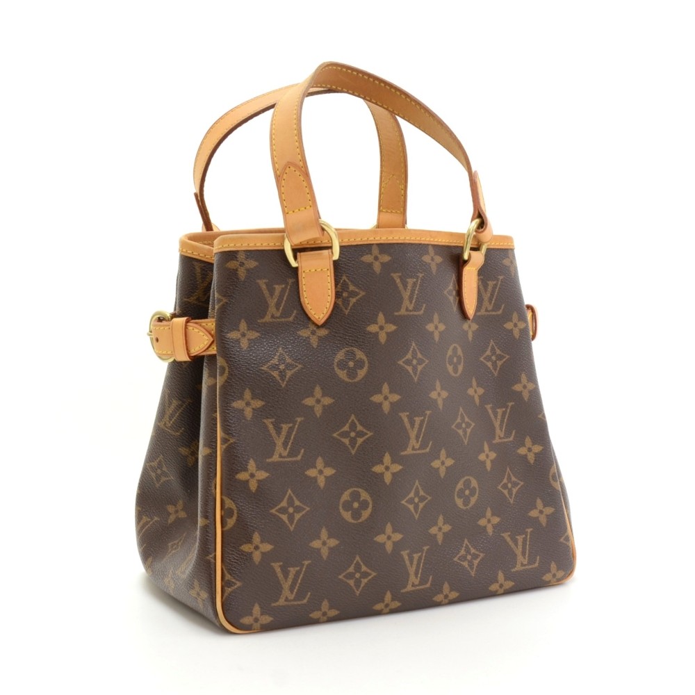 Batignolles leather handbag Louis Vuitton Brown in Leather - 31675273