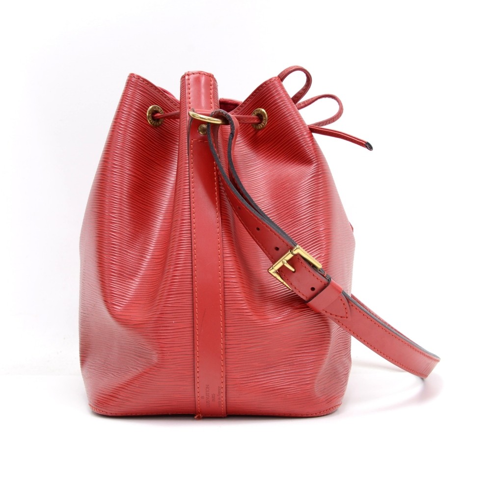 Louis Vuitton Red Epi Leather Vintage Petit Noé at 1stDibs  red louis  vuitton bag, louis vuitton petit noe red, louis vuitton noe epi