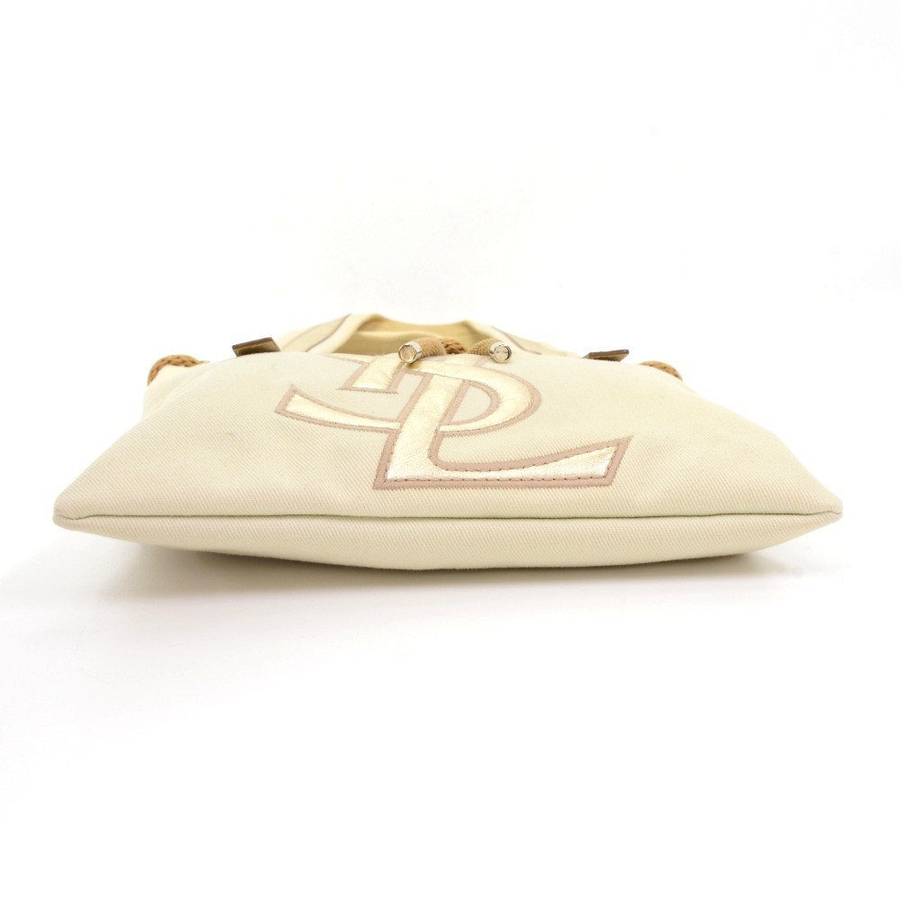 Cloth tote Yves Saint Laurent Beige in Cloth - 32381527