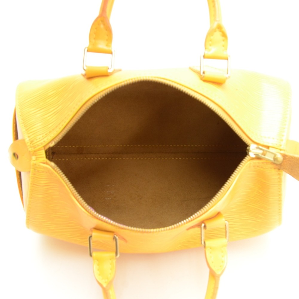 Yellow Louis Vuitton Epi Speedy 25 Boston Bag – Designer Revival