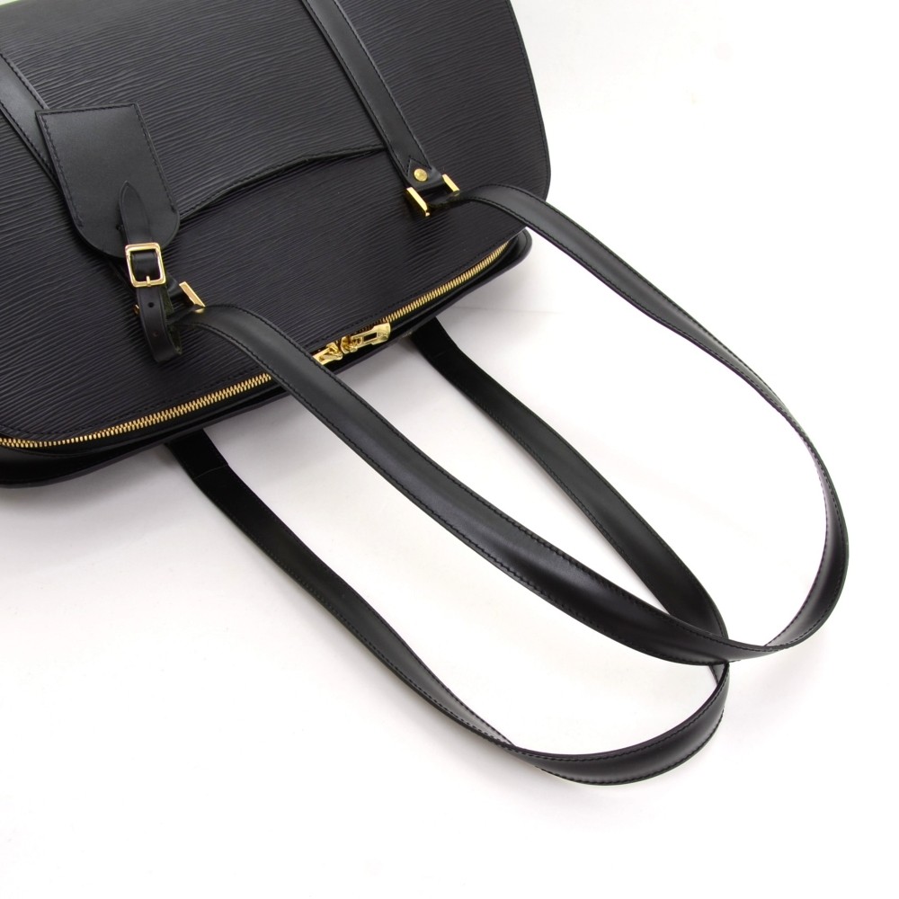 Louis Vuitton Solferino GM Black Epi Leather Bag ○ Labellov