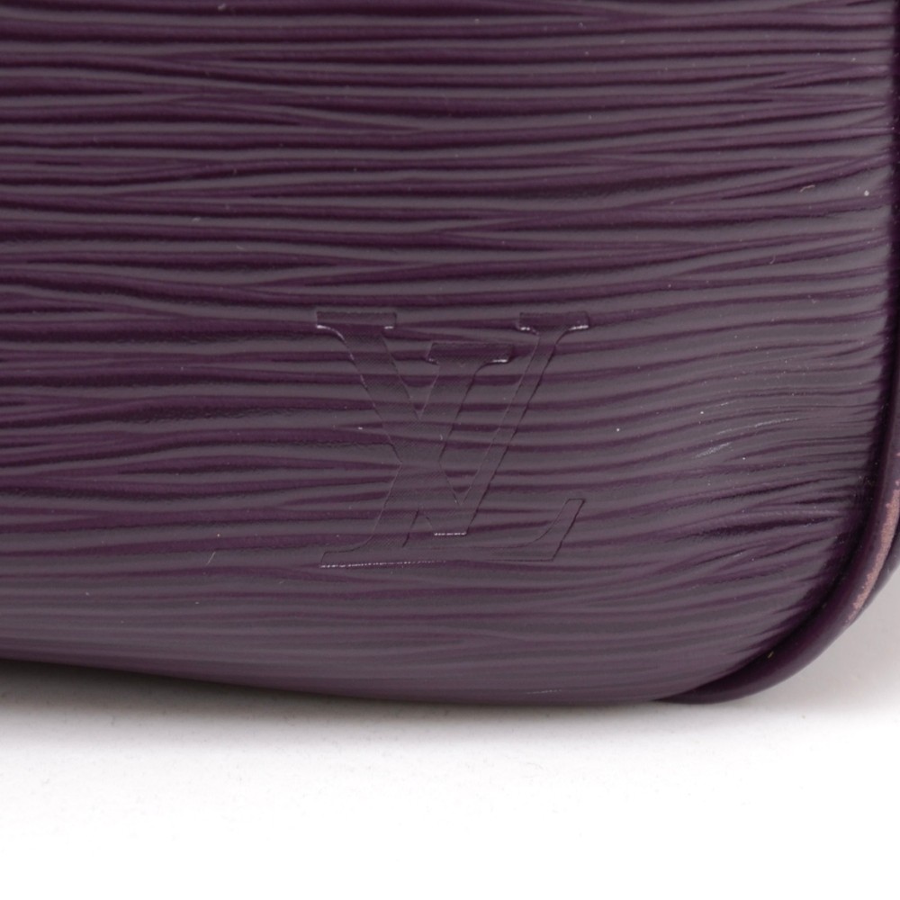 Vintage Louis Vuitton Purple Epi Passy PM Leather Tote Bag - ShopperBoard